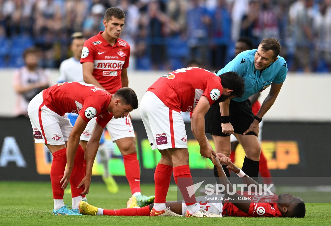 Russia Soccer Premier-League Fakel - Spartak