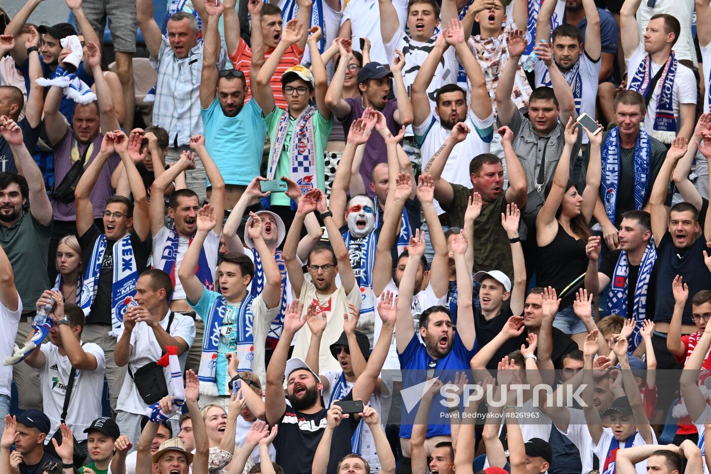 Russia Soccer Premier-League Fakel - Spartak