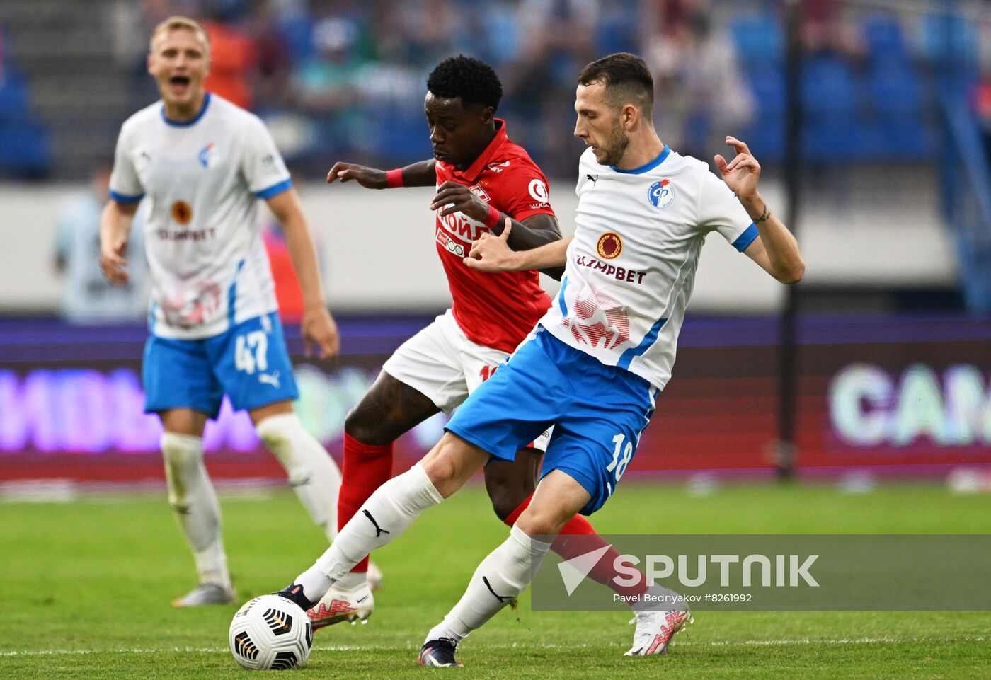 Russia Soccer Premier-League Fakel - Spartak
