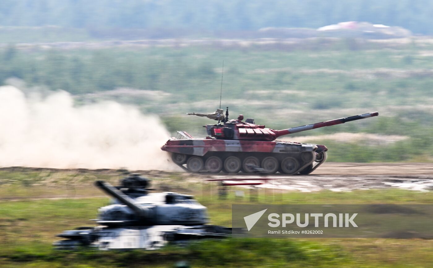 Russia Army Games Tank Biathlon