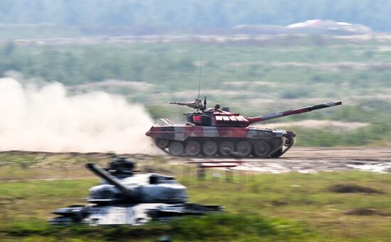 Russia Army Games Tank Biathlon