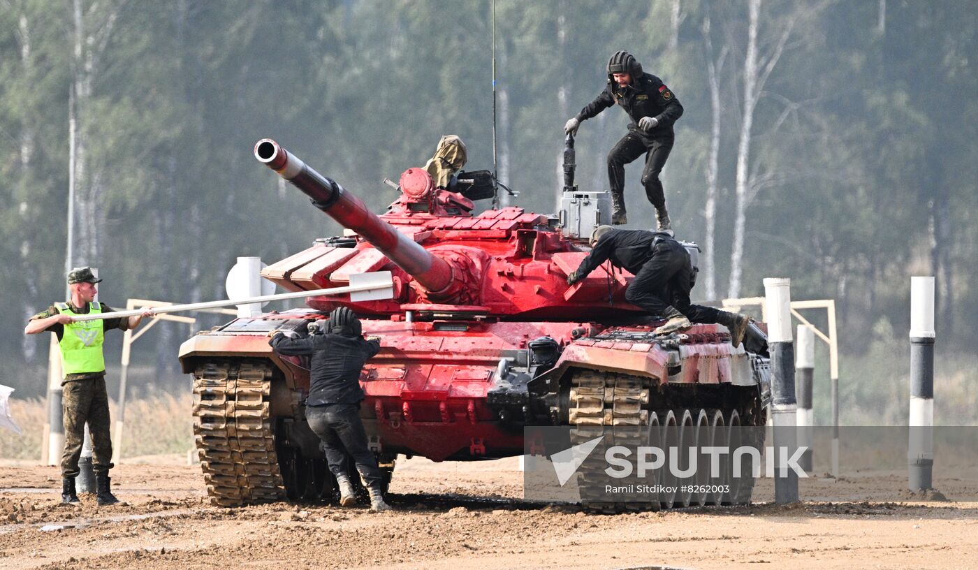 Russia Army Games Tank Biathlon