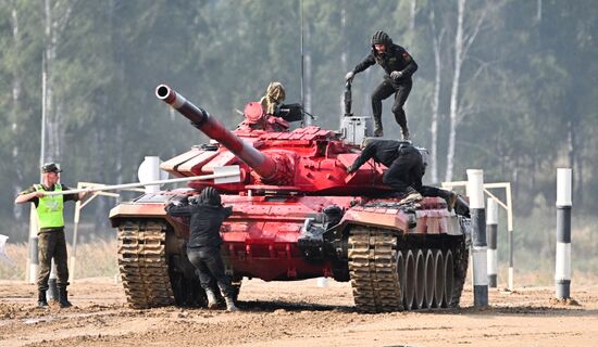 Russia Army Games Tank Biathlon