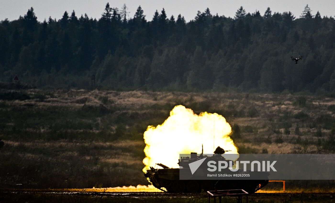 Russia Army Games Tank Biathlon