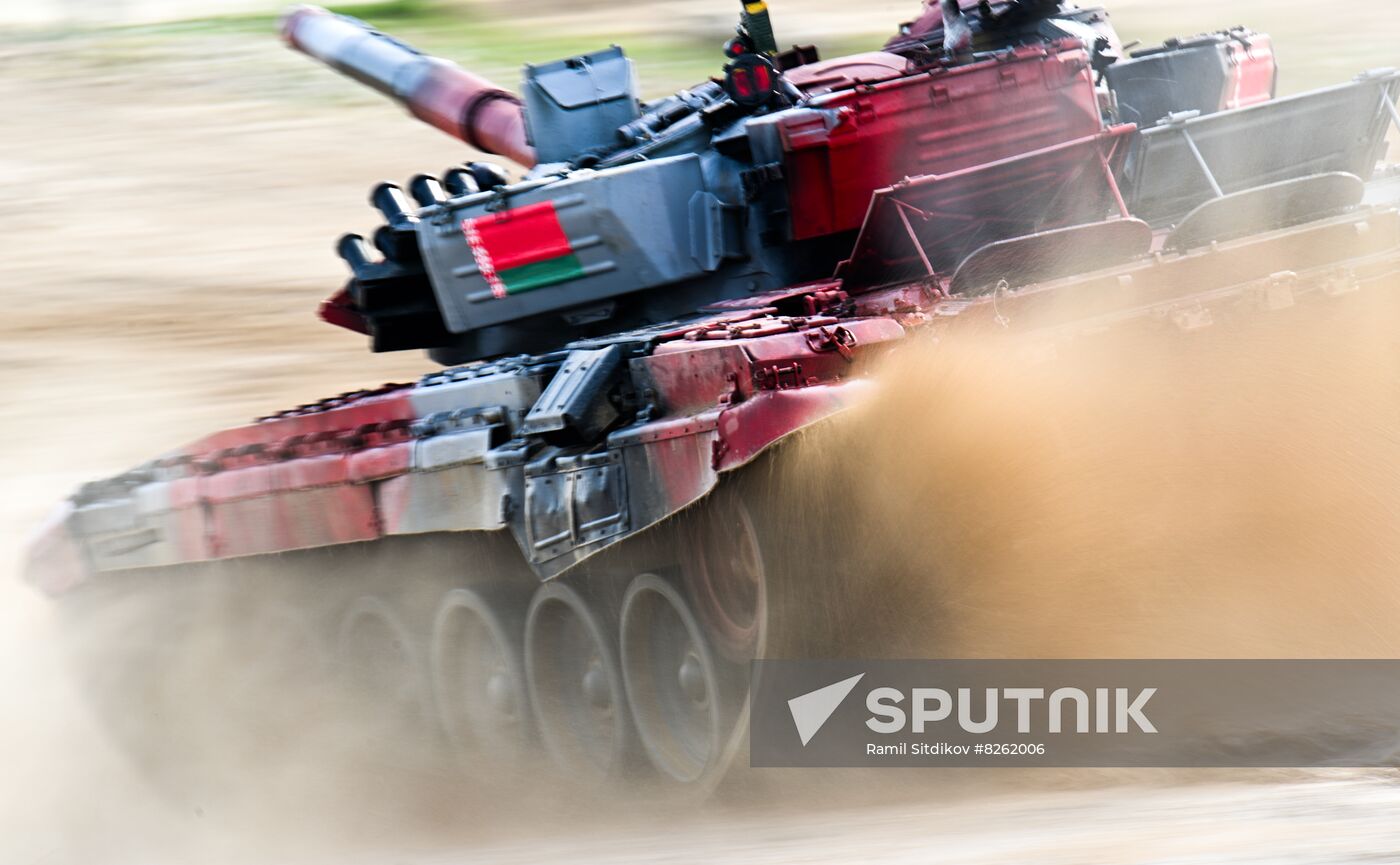 Russia Army Games Tank Biathlon