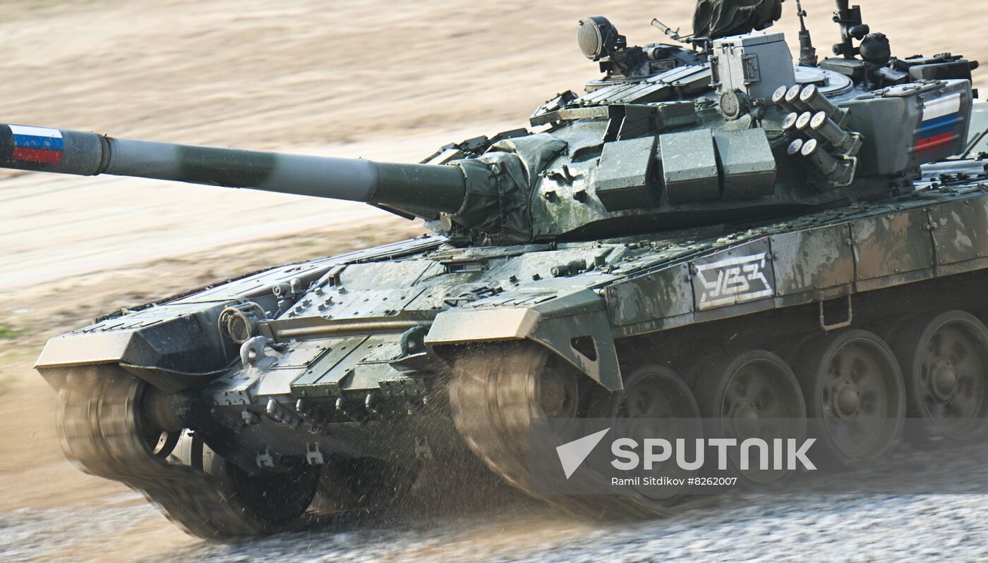 Russia Army Games Tank Biathlon