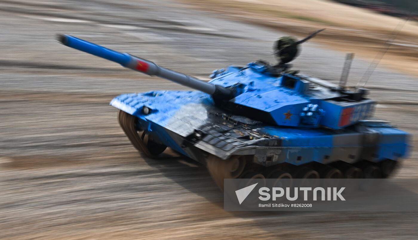 Russia Army Games Tank Biathlon