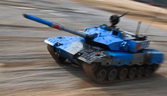 Russia Army Games Tank Biathlon