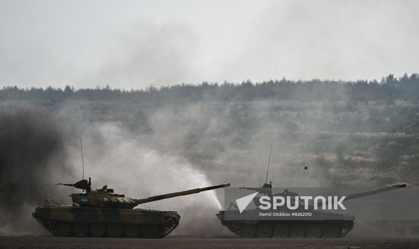 Russia Army Games Tank Biathlon