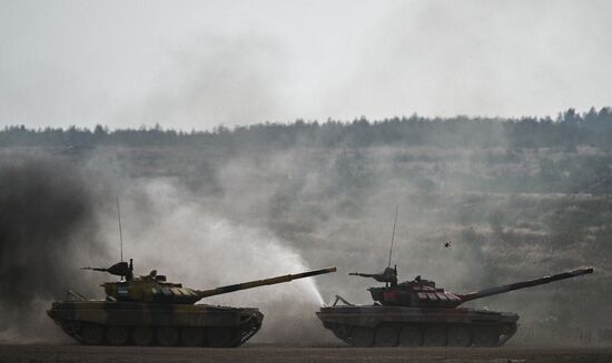 Russia Army Games Tank Biathlon