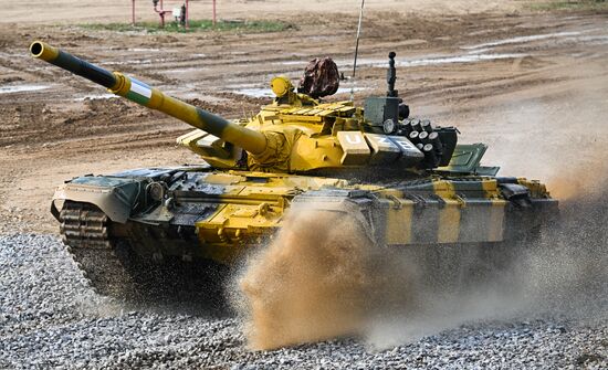 Russia Army Games Tank Biathlon