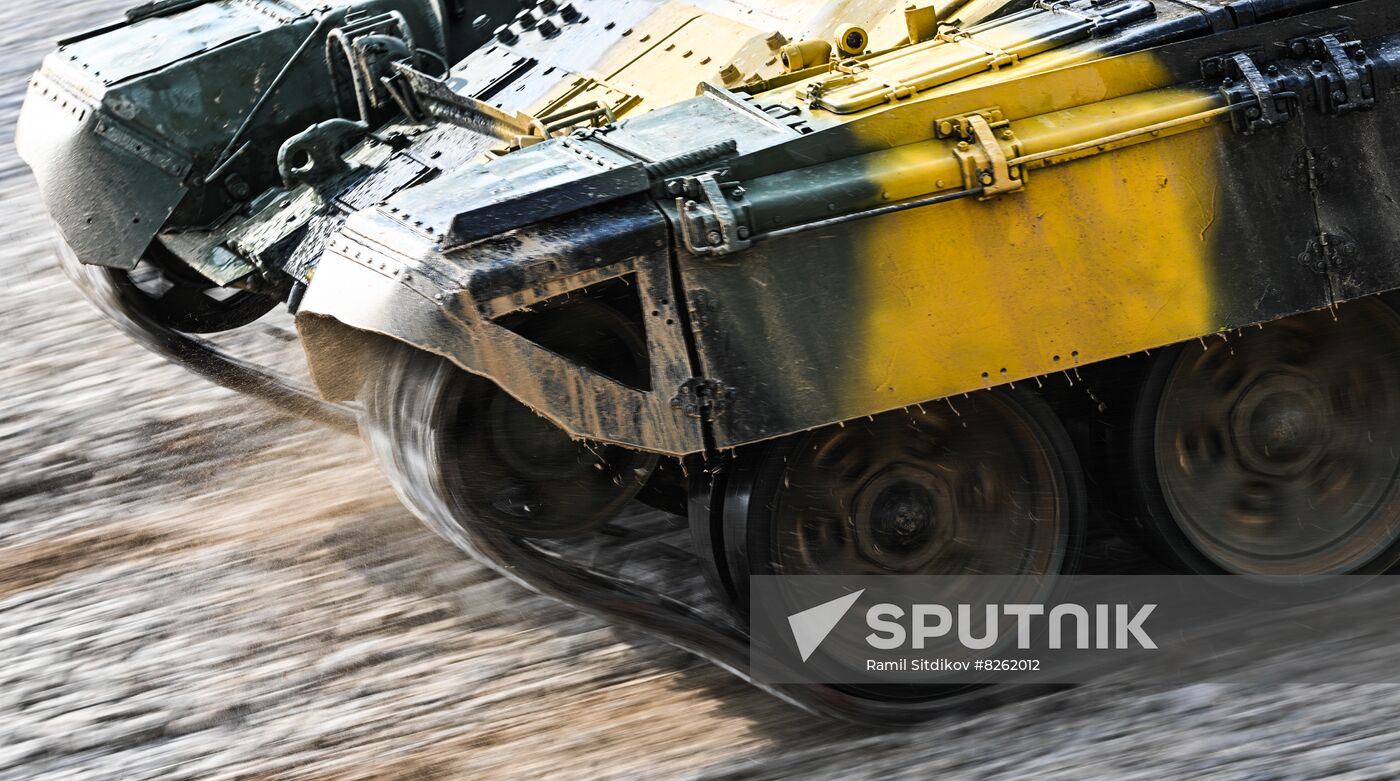 Russia Army Games Tank Biathlon