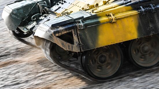 Russia Army Games Tank Biathlon