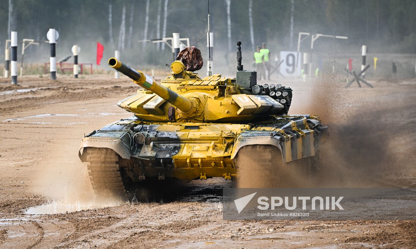 Russia Army Games Tank Biathlon