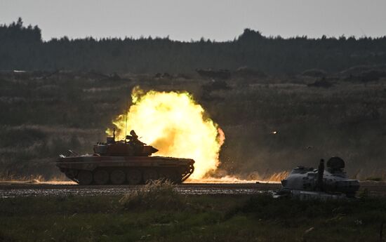 Russia Army Games Tank Biathlon