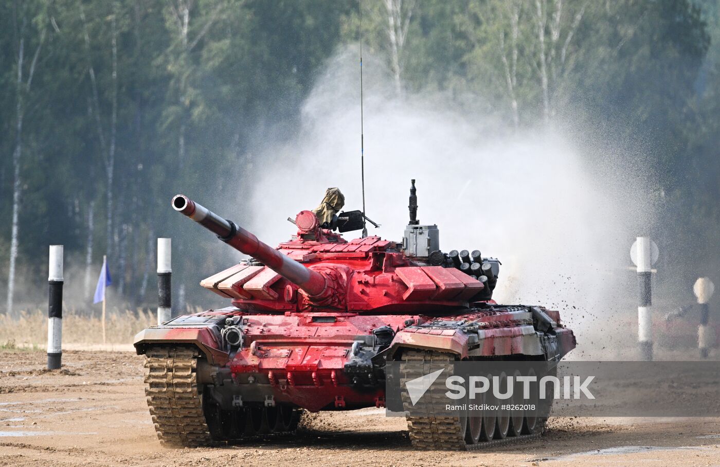 Russia Army Games Tank Biathlon