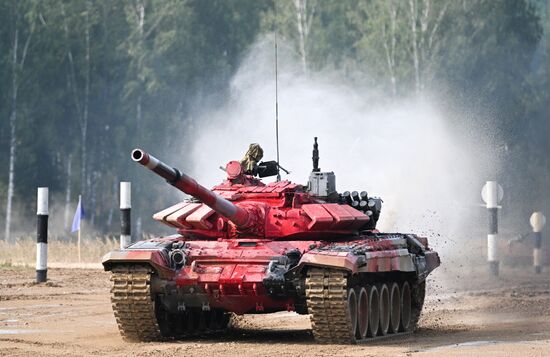 Russia Army Games Tank Biathlon