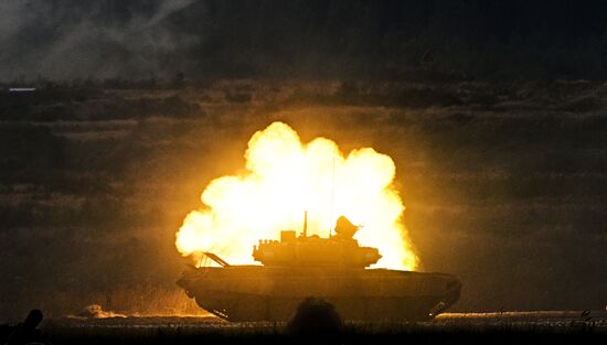 Russia Army Games Tank Biathlon