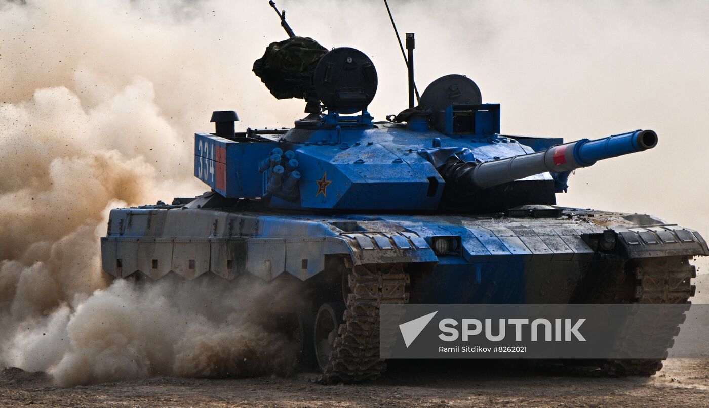 Russia Army Games Tank Biathlon