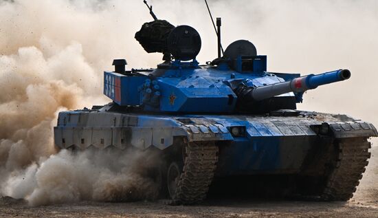 Russia Army Games Tank Biathlon