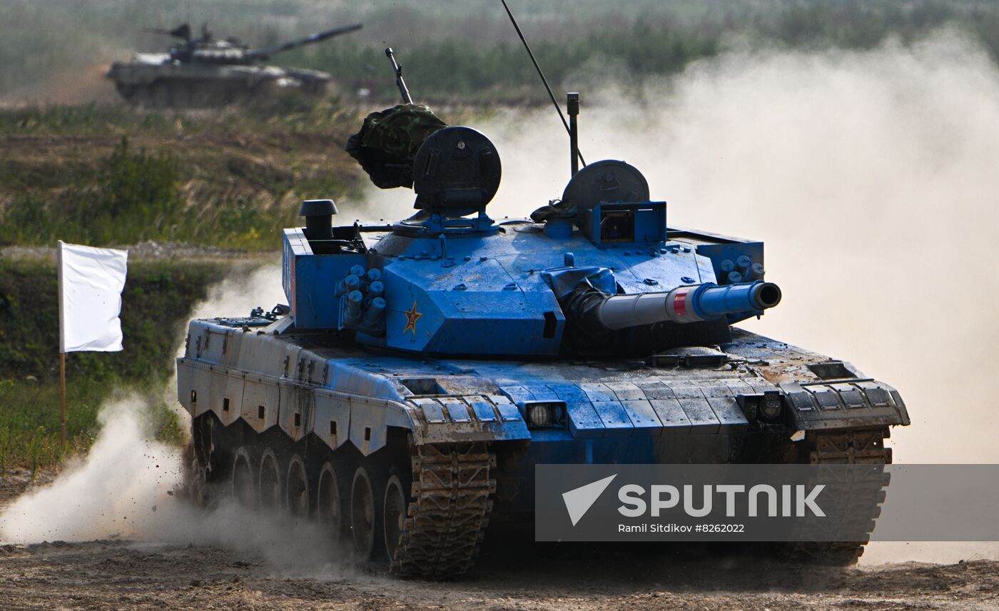 Russia Army Games Tank Biathlon