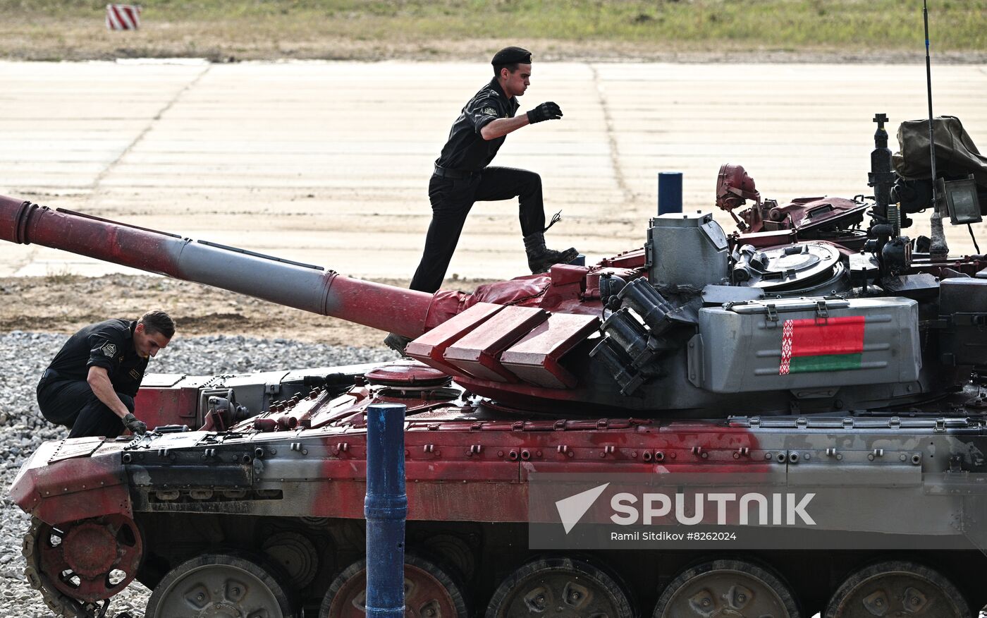 Russia Army Games Tank Biathlon