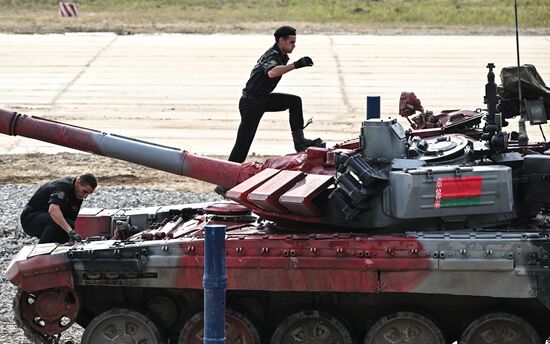 Russia Army Games Tank Biathlon