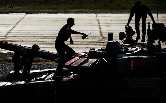 Russia Army Games Tank Biathlon