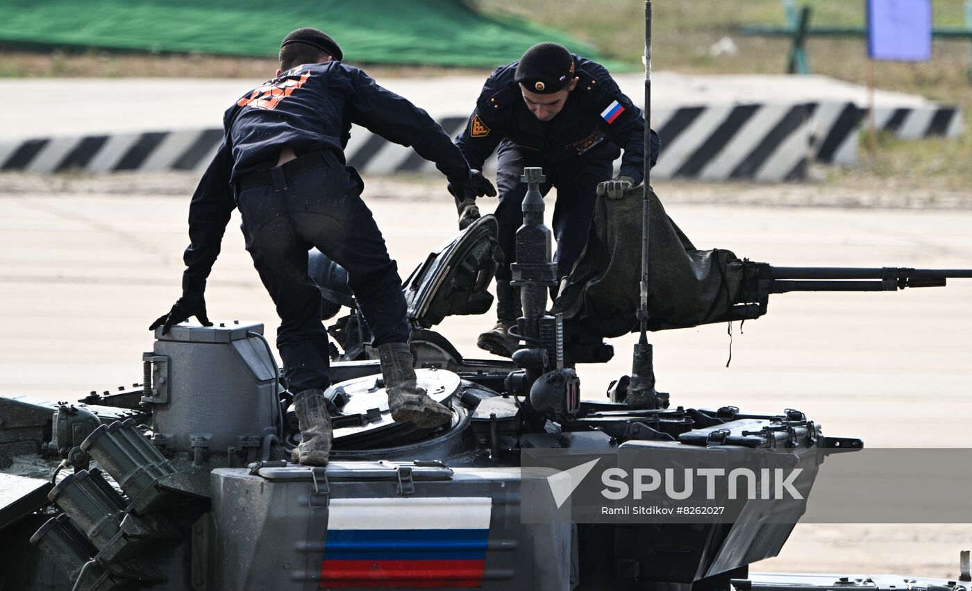 Russia Army Games Tank Biathlon