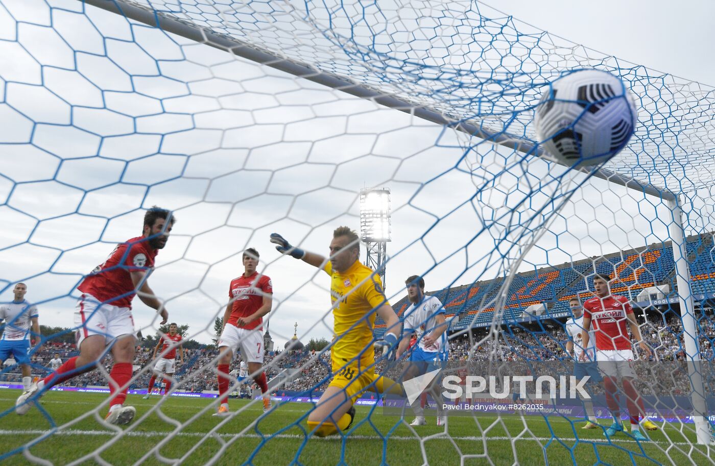 Russia Soccer Premier-League Fakel - Spartak