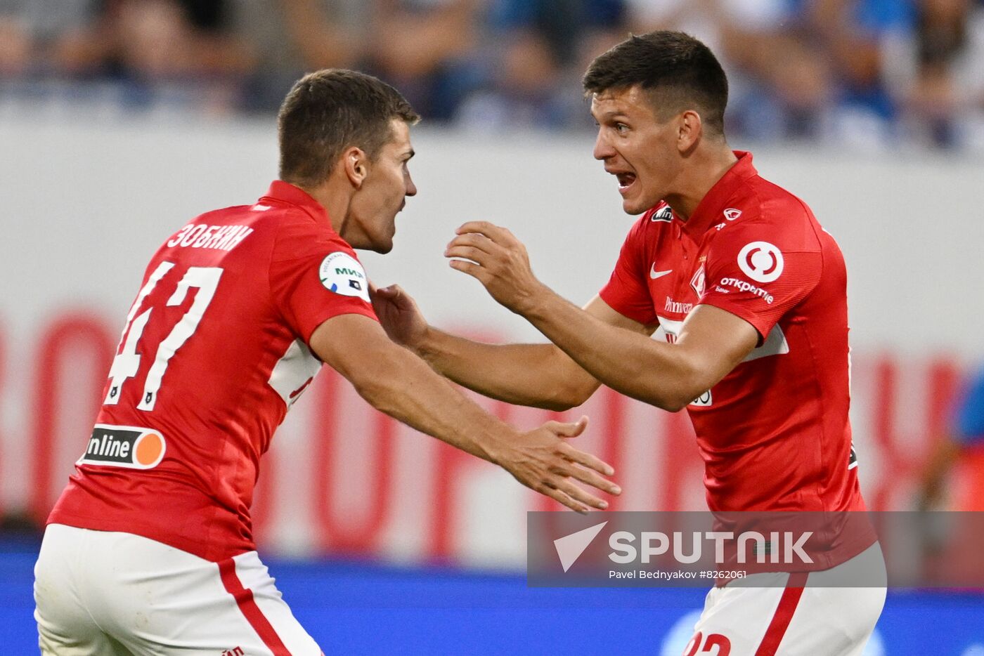 Russia Soccer Premier-League Fakel - Spartak