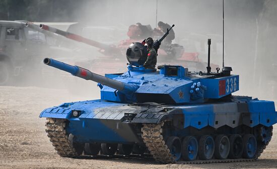 Russia Army Games Tank Biathlon