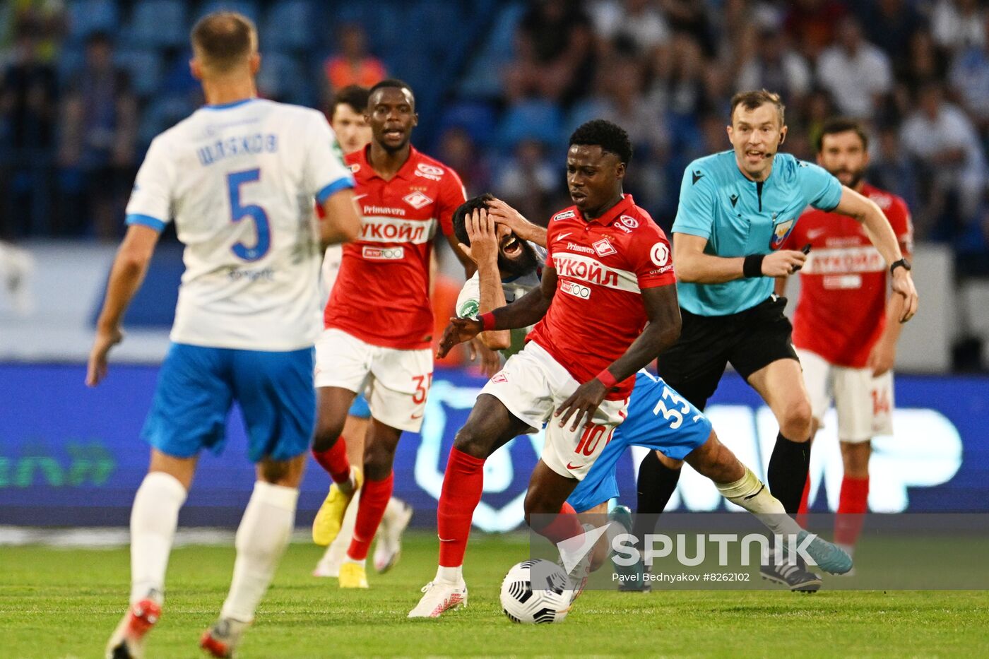 Russia Soccer Premier-League Fakel - Spartak