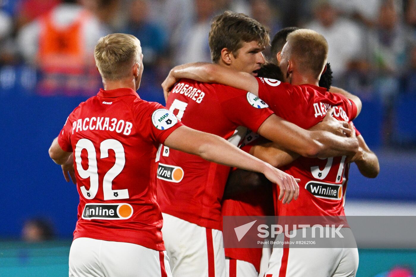 Russia Soccer Premier-League Fakel - Spartak