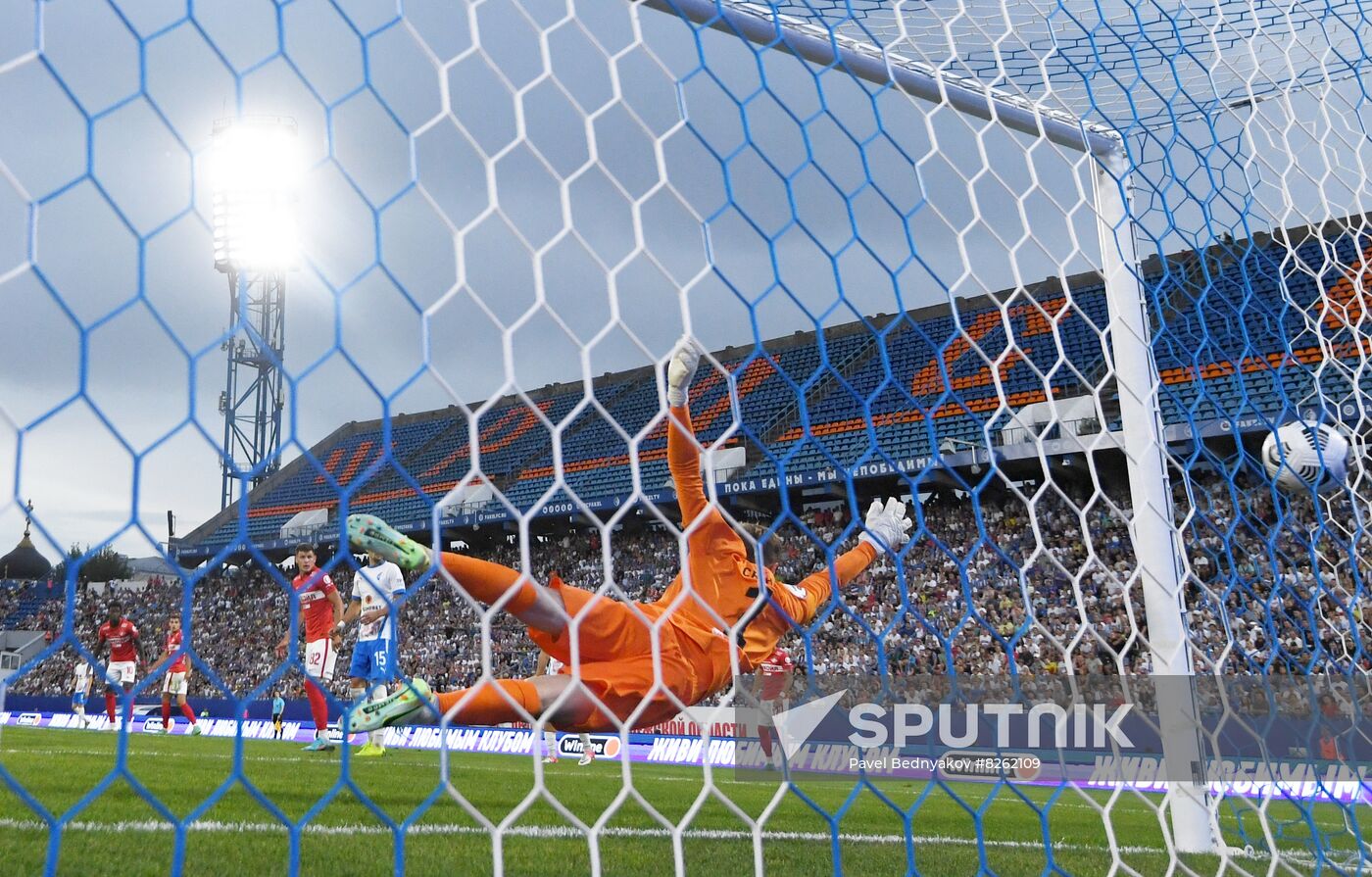 Russia Soccer Premier-League Fakel - Spartak