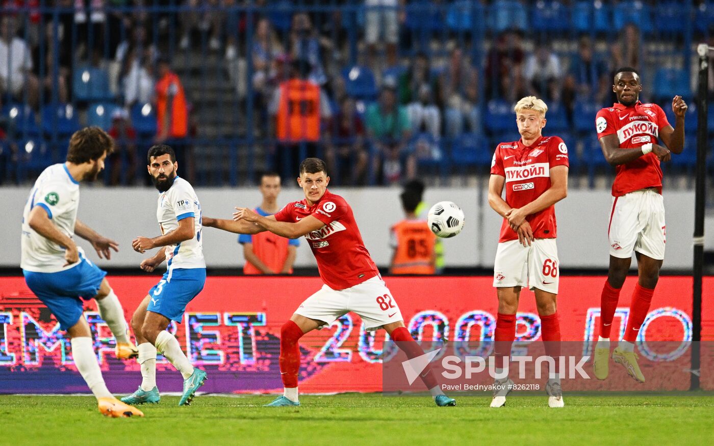 Russia Soccer Premier-League Fakel - Spartak