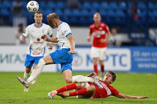 Russia Soccer Premier-League Fakel - Spartak