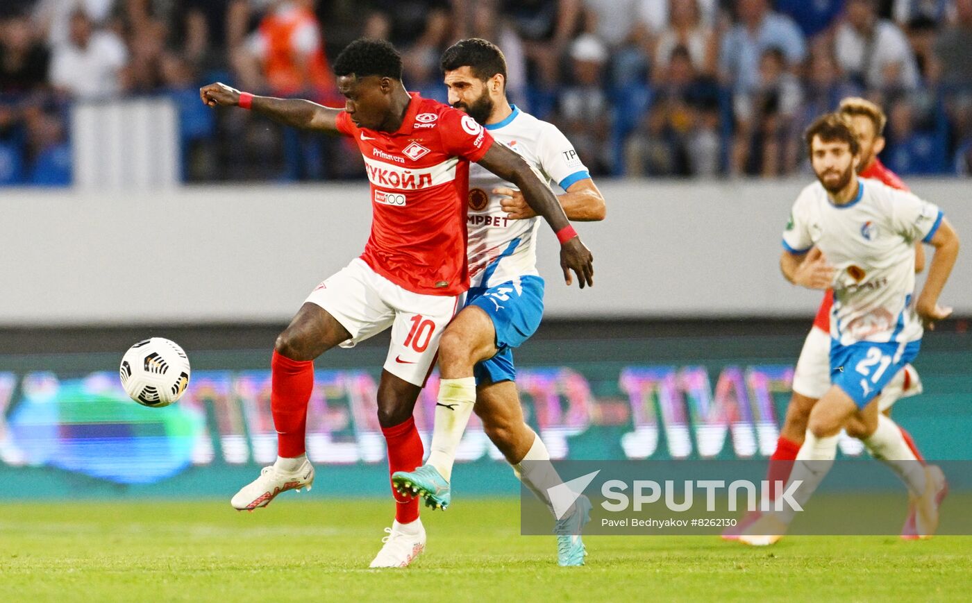 Russia Soccer Premier-League Fakel - Spartak