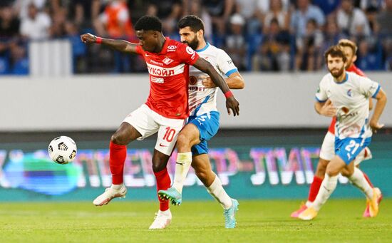 Russia Soccer Premier-League Fakel - Spartak
