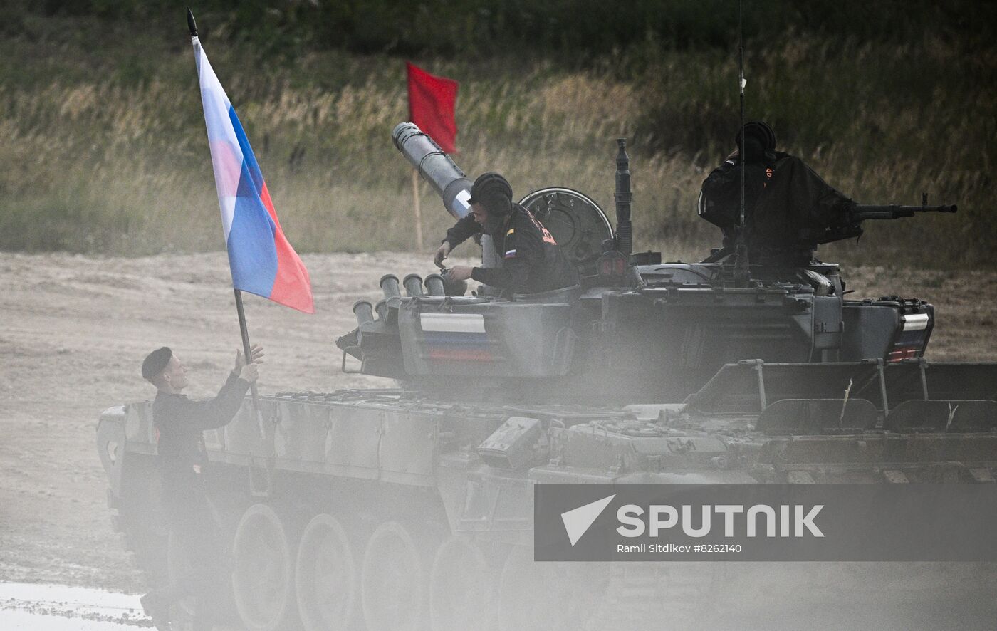 Russia Army Games Tank Biathlon