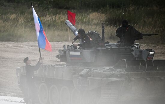 Russia Army Games Tank Biathlon