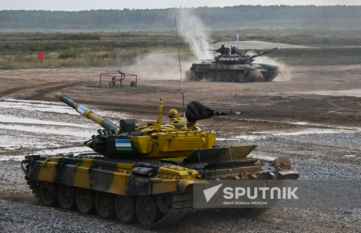 Russia Army Games Tank Biathlon