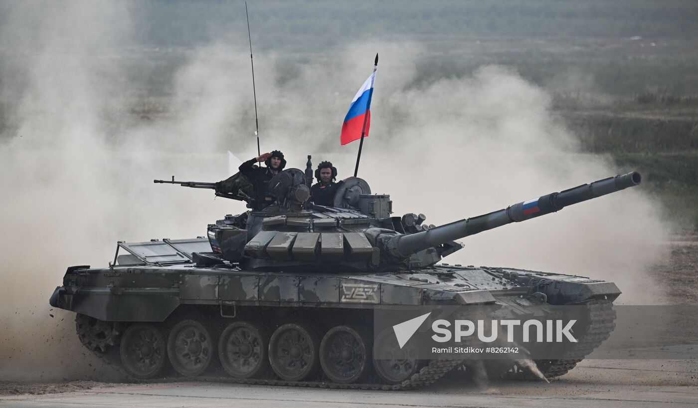 Russia Army Games Tank Biathlon