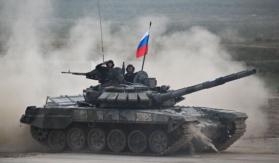 Russia Army Games Tank Biathlon