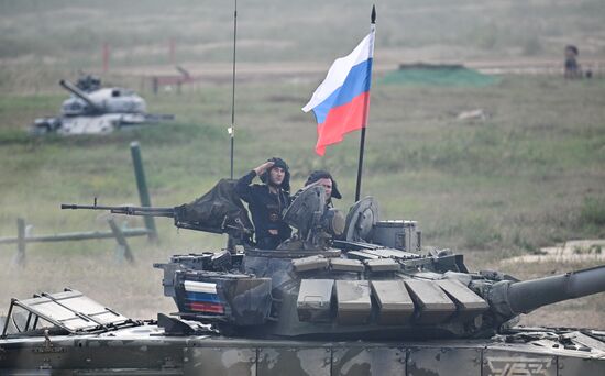 Russia Army Games Tank Biathlon