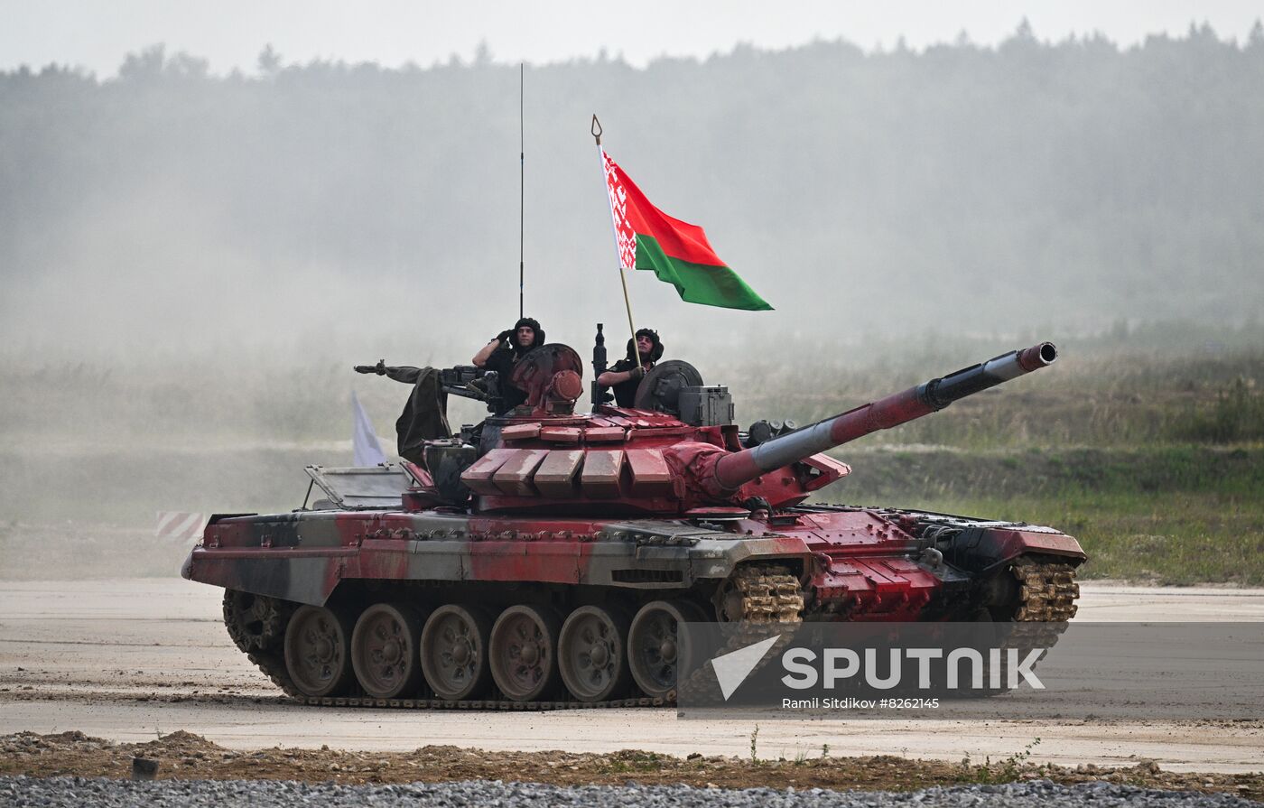 Russia Army Games Tank Biathlon