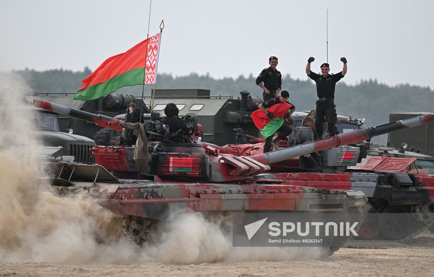 Russia Army Games Tank Biathlon