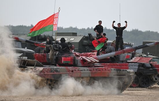 Russia Army Games Tank Biathlon