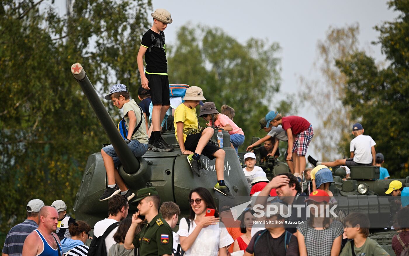 Russia Army Games Tank Biathlon