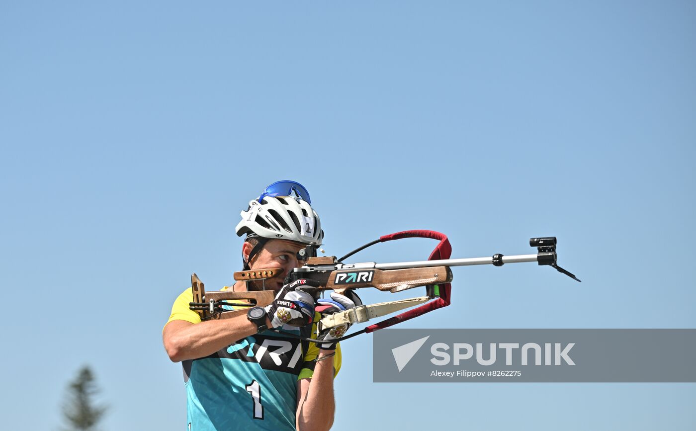 Russia Biathlon Commonwealth Cup Men Mass Start